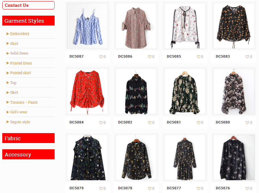 Clothing database