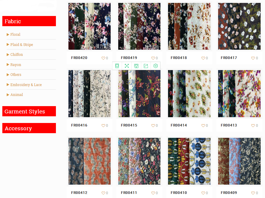 Fabric database