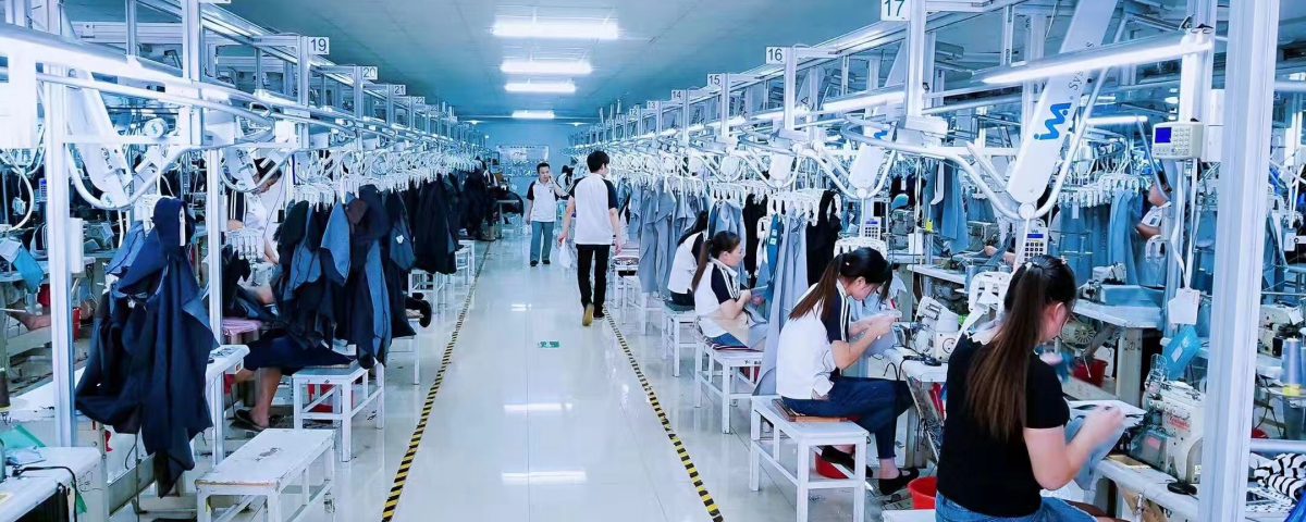 apparel chain-garment factory in China