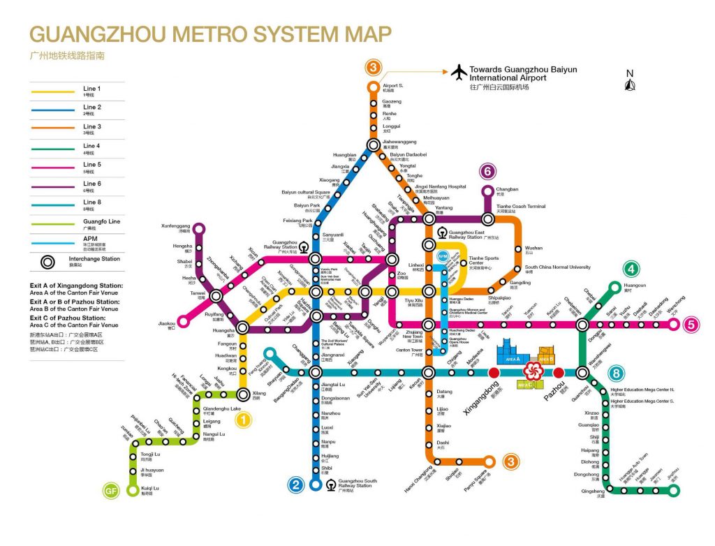 Guangzhou Metro Map